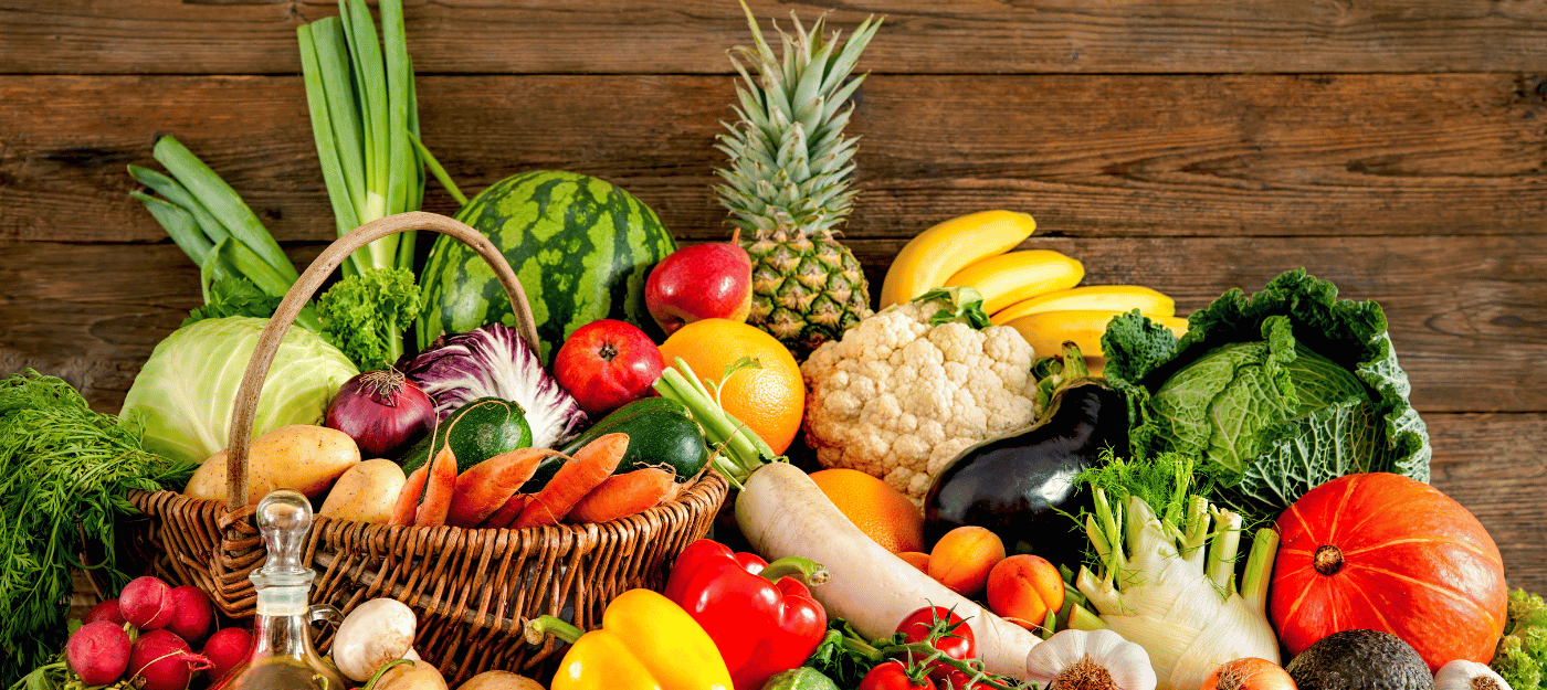 fruits and vegetables