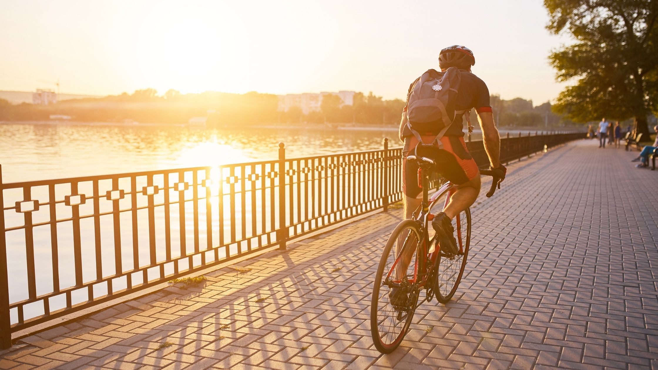 Cycling man
