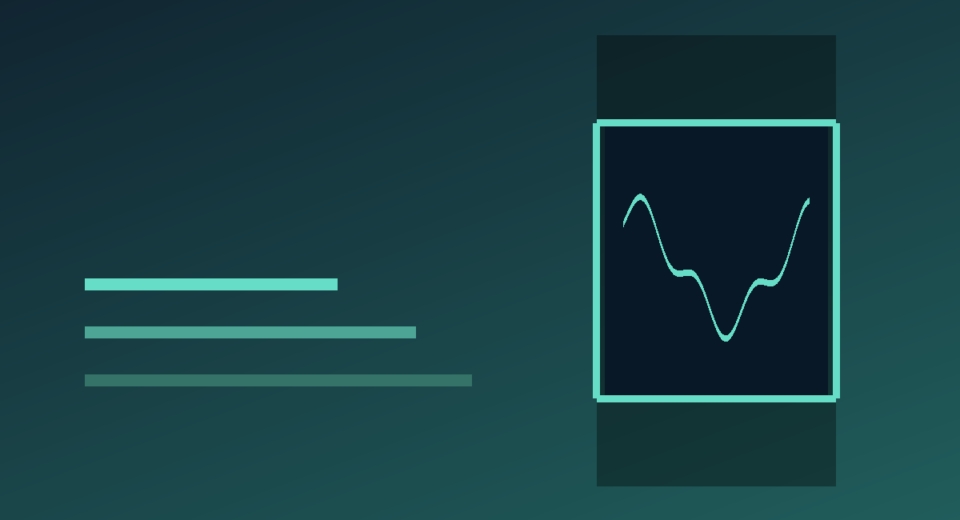 Original illustrated smartwatch and data graphic for HRV for Fitness: What Your Heart Rate Variability Actually Tells You