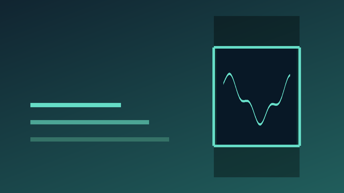 Original illustrated smartwatch and data graphic for HRV for Fitness: What Your Heart Rate Variability Actually Tells You