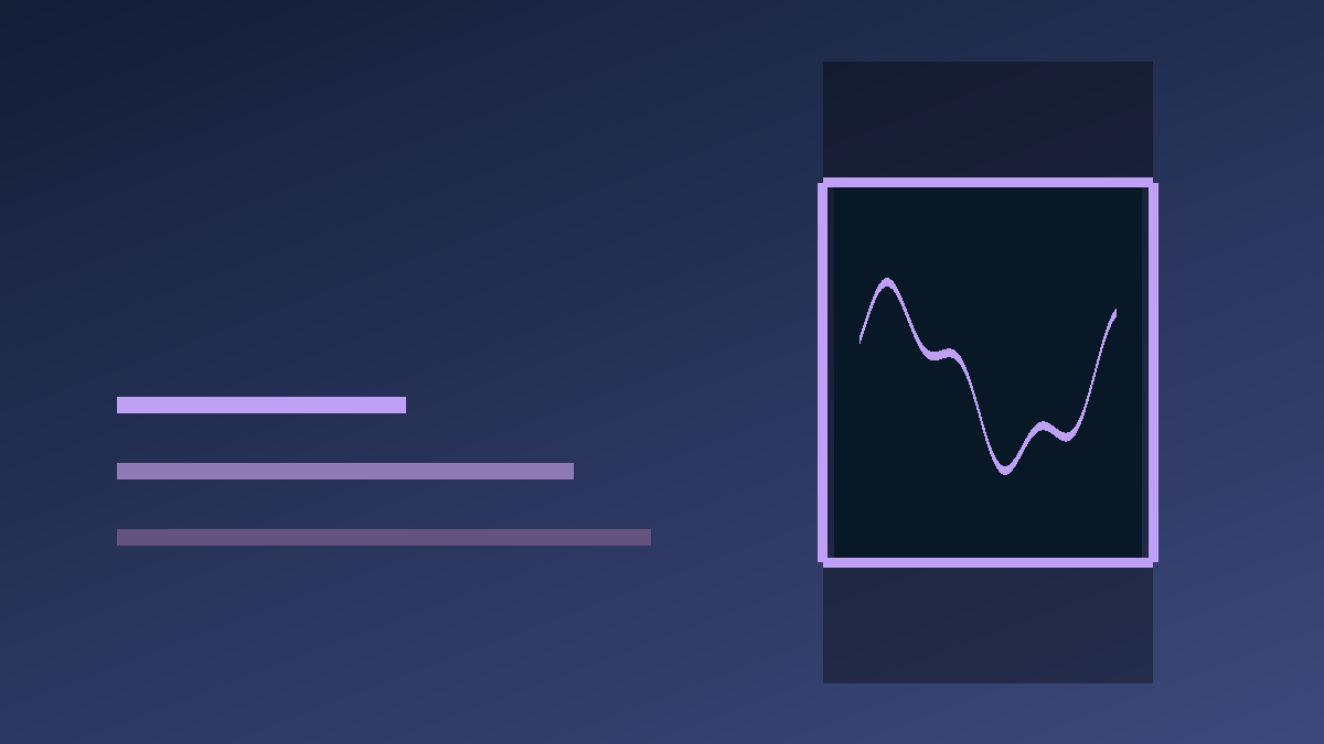 Original illustrated smartwatch and data graphic for What Is a Readiness Score? Should You Skip Your Workout When It’s Low?